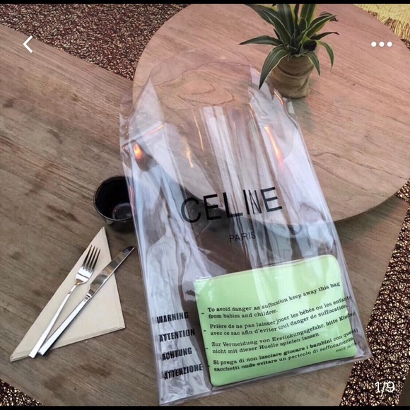 celine transparent bag price